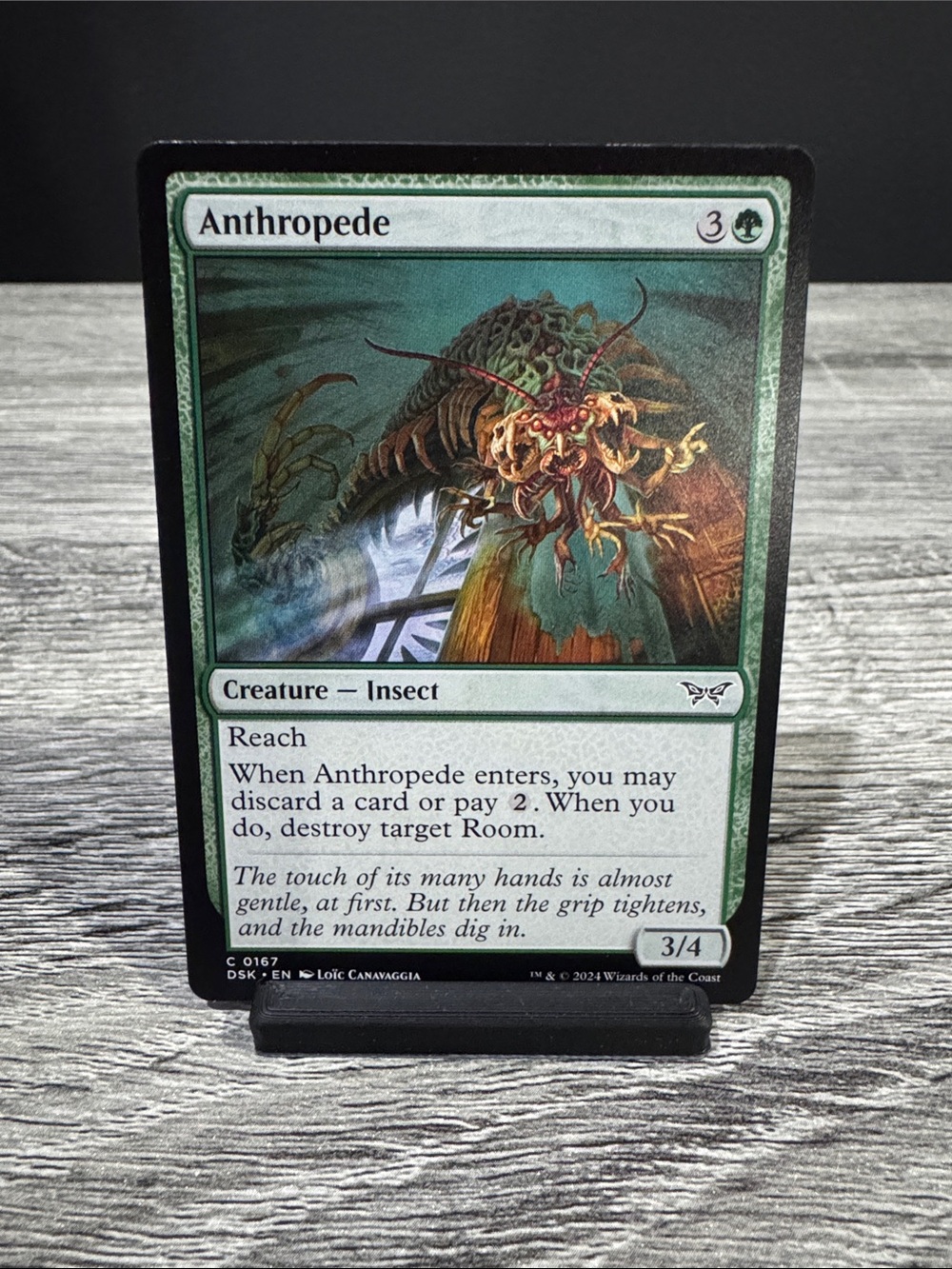 Magic: The Gathering | Duskmourn: House of Horror #167: Anthropede (2024) - Card